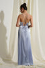 Lauren Satin Slit Maxi Dress PRIZO