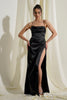 Lauren Satin Slit Maxi Dress PRIZO