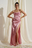 Lauren Satin Slit Maxi Dress PRIZO