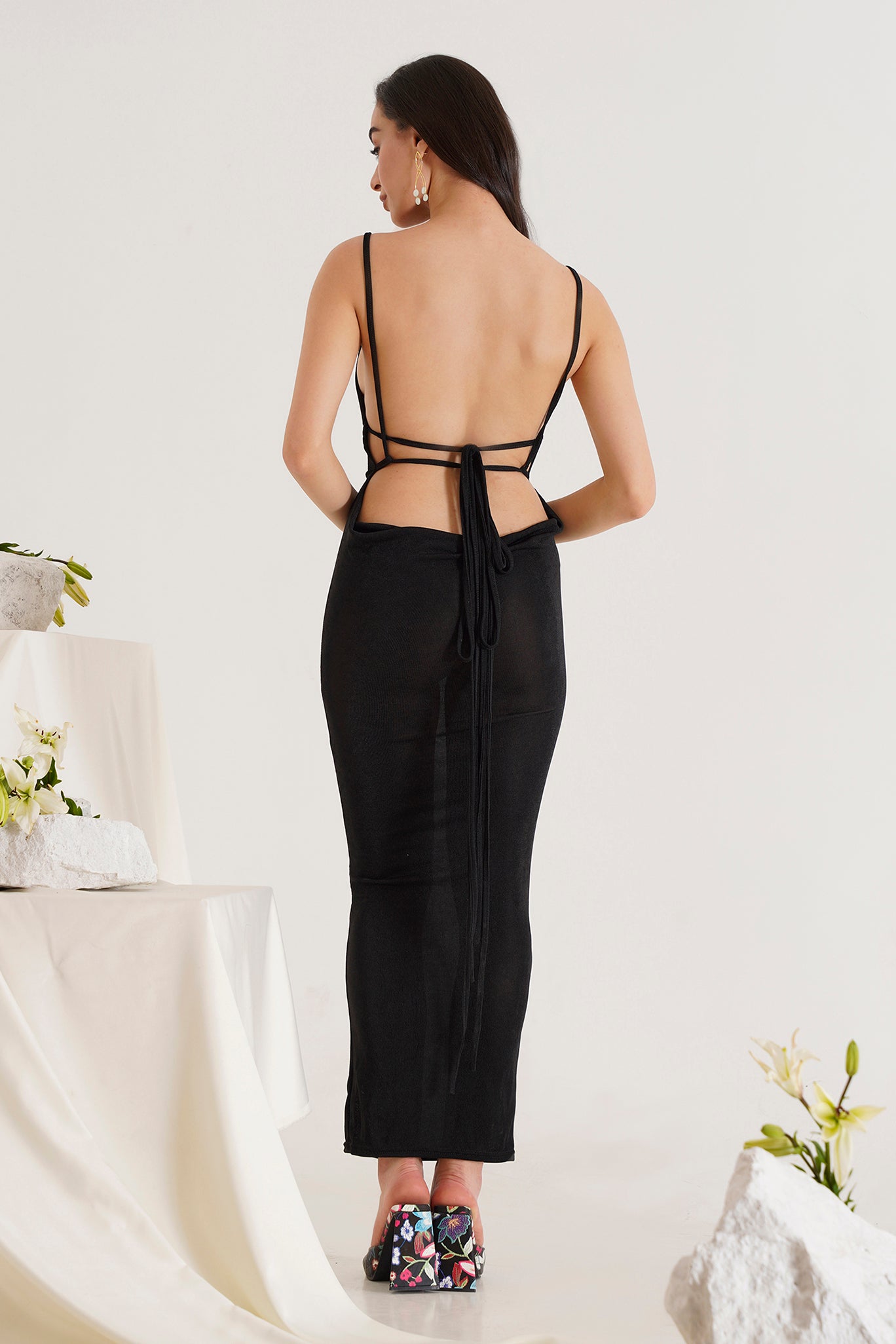 Olivia Backless Maxi Dress PRIZO