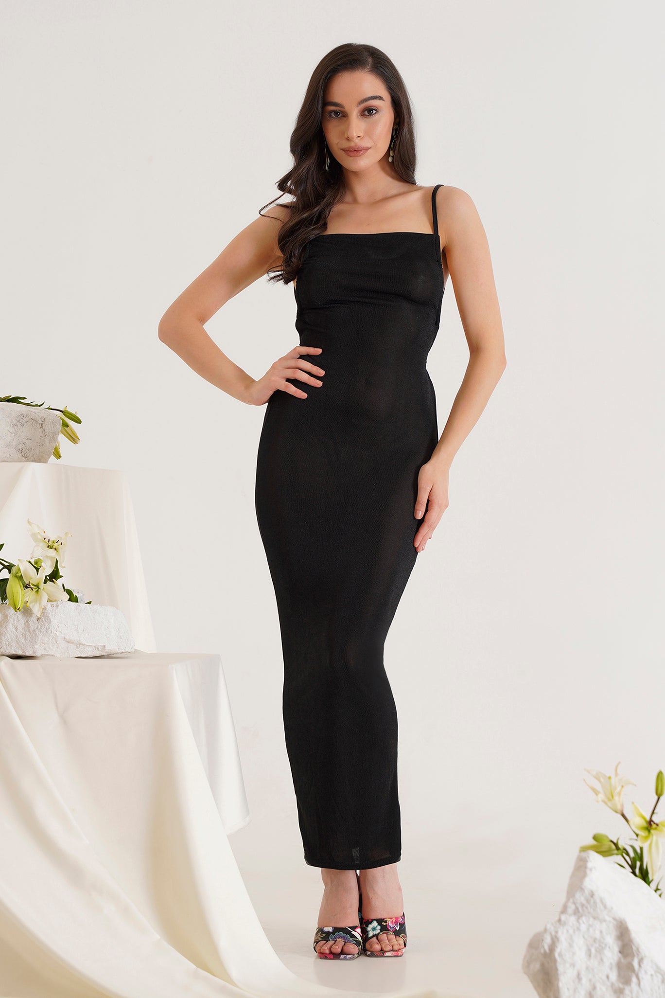 Olivia Backless Maxi Dress PRIZO