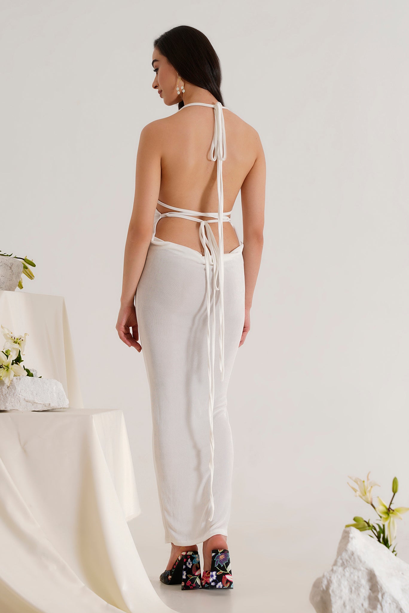 Olivia Backless Maxi Dress PRIZO